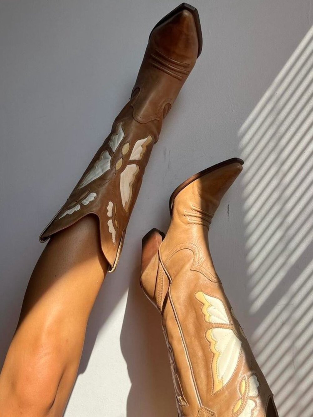 Bronx Butterfly cowboy boots vintage
